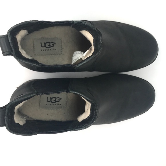 Ugg Bonham Black Ankle Boot Chelsea Boot - Picture 10 of 10